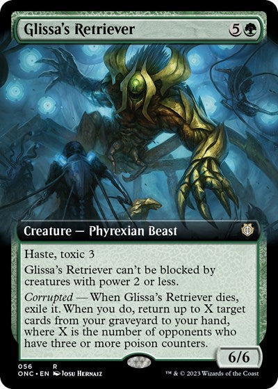 Glissa's Retriever (Extended Art) (Commander: Phyrexia: All Will Be One) Near Mint