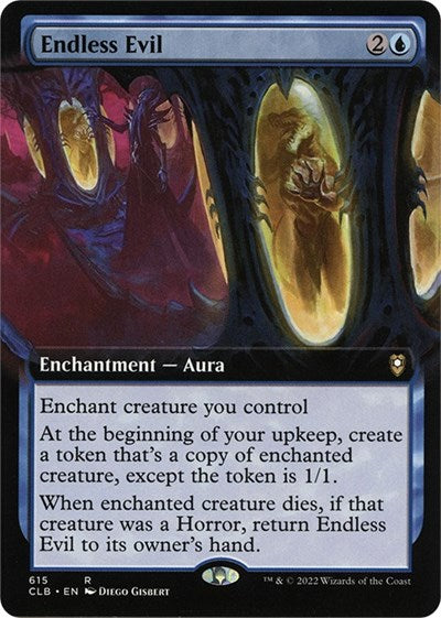 Endless Evil (Extended Art) (Commander Legends: Battle for Baldur's Gate) Light Play
