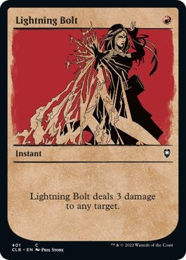 Lightning Bolt (Showcase) (Commander Legends: Battle for Baldur's Gate) Near Mint Foil