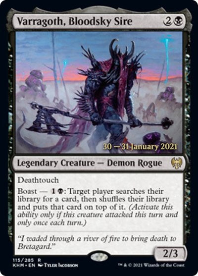 Varragoth, Bloodsky Sire (Promos: Prerelease Cards) Light Play Foil
