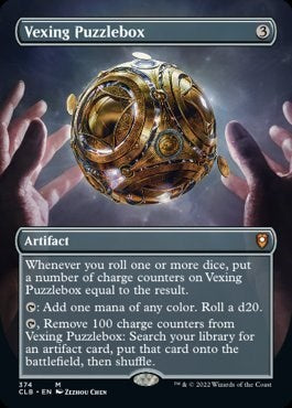 Vexing Puzzlebox (Borderless) (Commander Legends: Battle for Baldur's Gate) Near Mint Foil