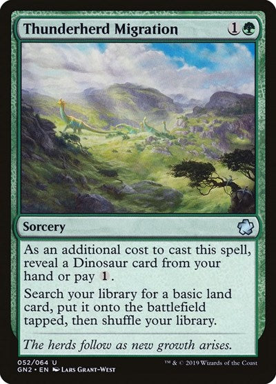 Thunderherd Migration (Magic Game Night 2019) Near Mint