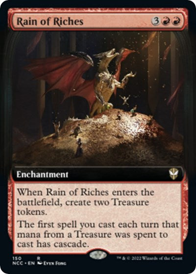 Rain of Riches (Extended Art) (Commander: Streets of New Capenna) Near Mint