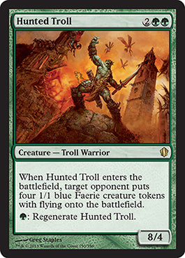 Hunted Troll (Commander 2013 Edition) Heavy Play