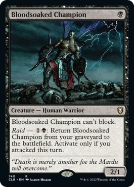 Bloodsoaked Champion (Commander Legends: Battle for Baldur's Gate) Near Mint