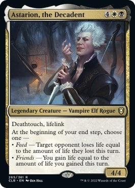 Astarion, the Decadent (Commander Legends: Battle for Baldur's Gate) Near Mint Foil