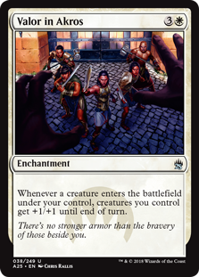 Valor in Akros (Masters 25) Near Mint Foil