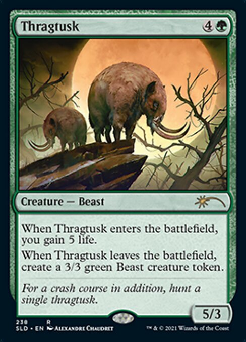 Thragtusk (Secret Lair) Near Mint Foil