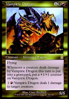 Vampiric Dragon (Odyssey) Light Play