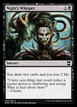 Night's Whisper (Eternal Masters) Near Mint Foil