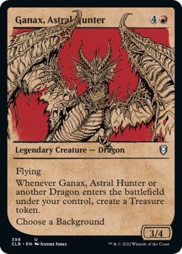 Ganax, Astral Hunter (Showcase) (Commander Legends: Battle for Baldur's Gate) Near Mint Foil