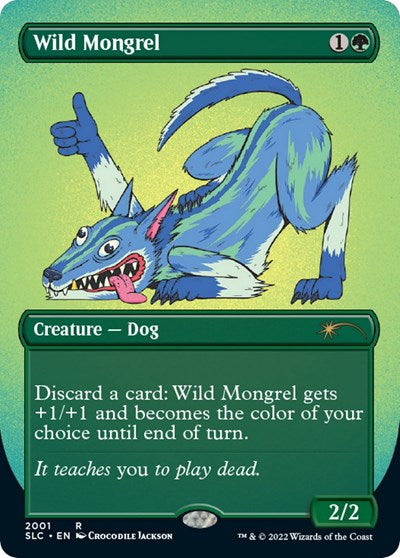 Wild Mongrel (Borderless) (Secret Lair: 30th Anniversary Countdown Kit) Near Mint