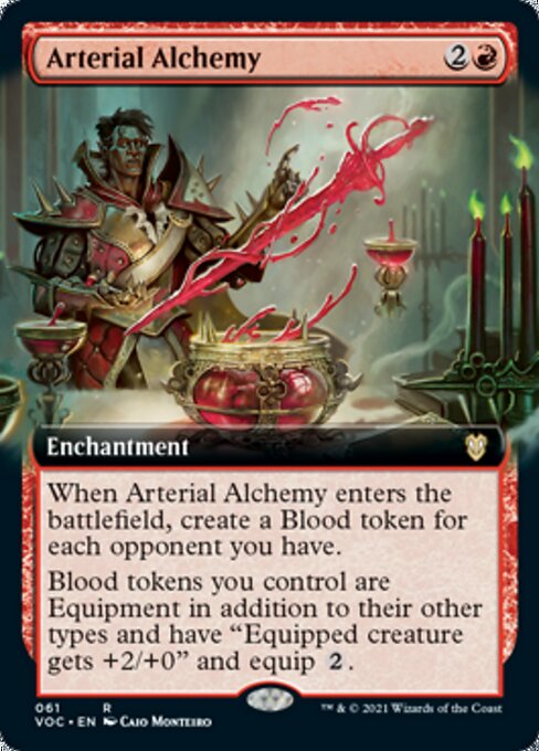 Arterial Alchemy (Extended Art) (Commander 2021 Crimson Vow) Near Mint