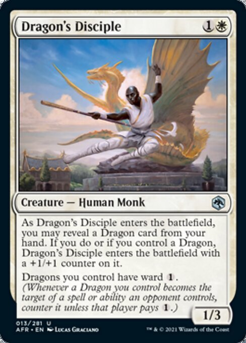 Dragon's Disciple (Adventures in the Forgotten Realms) Near Mint Foil