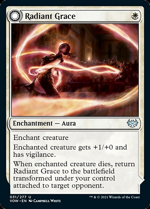 Radiant Grace / Radiant Restraints (Innistrad: Crimson Vow) Near Mint Foil