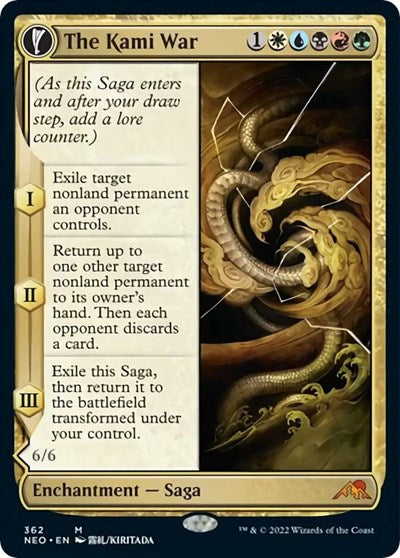 The Kami War (Showcase) (Kamigawa: Neon Dynasty) Near Mint Foil