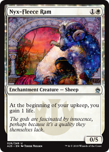 Nyx-Fleece Ram (Masters 25) Near Mint Foil