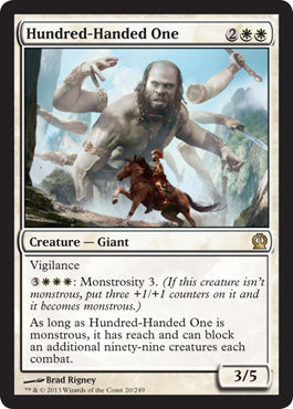Hundred-Handed One (Theros) Medium Play