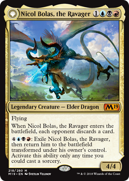 Nicol Bolas, the Ravager (Magic 2019 Core Set) Near Mint