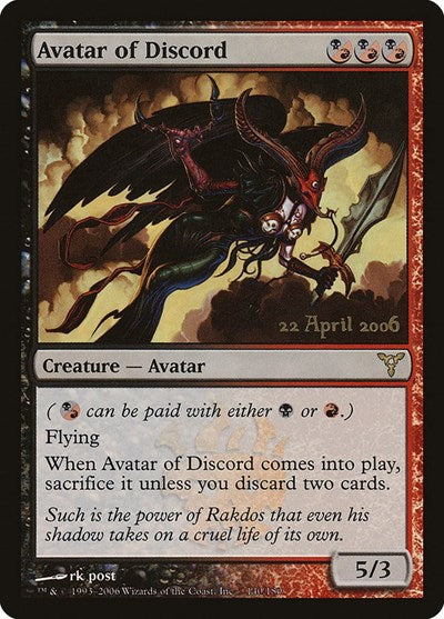 Avatar of Discord (Promos: Prerelease Cards) Medium Play Foil
