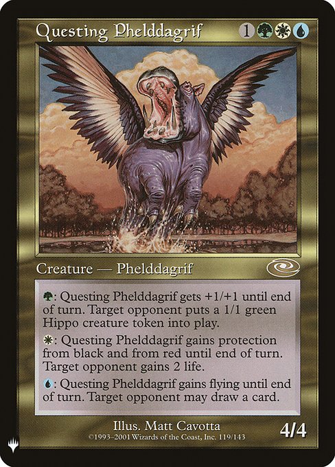 Questing Phelddagrif (Mystery Booster) Light Play