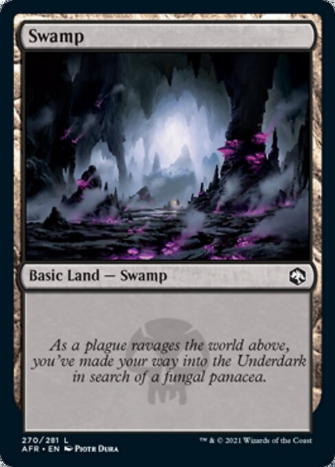 Swamp (270) (Adventures in the Forgotten Realms) Light Play Foil