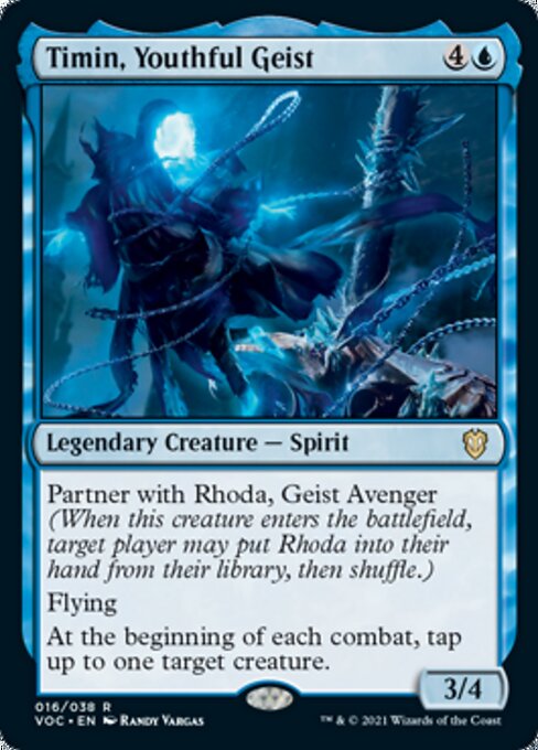 Timin, Youthful Geist (Commander 2021 Crimson Vow) Light Play