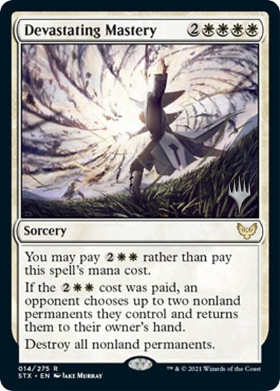 Devastating Mastery (Promo Pack: Strixhaven) Light Play