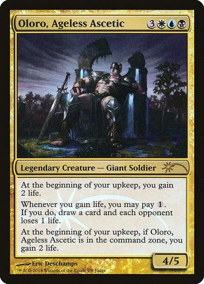 Oloro, Ageless Ascetic (Promos: Judge) Near Mint Foil