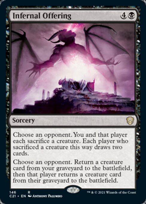 Infernal Offering (Commander 2021 Strixhaven) Near Mint