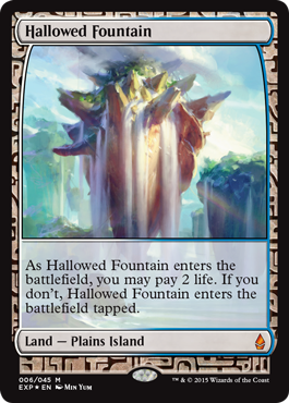 Hallowed Fountain (Zendikar Expeditions) Light Play Foil