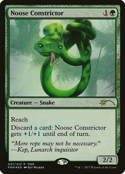 Noose Constrictor (Promos: FNM) Near Mint Foil