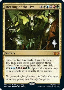 Meeting of the Five (Promo Pack: Streets of New Capenna) Near Mint Foil