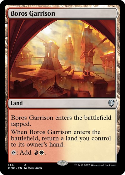 Boros Garrison (Commander: Phyrexia: All Will Be One) Near Mint