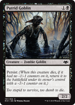 Putrid Goblin (Modern Horizons) Near Mint