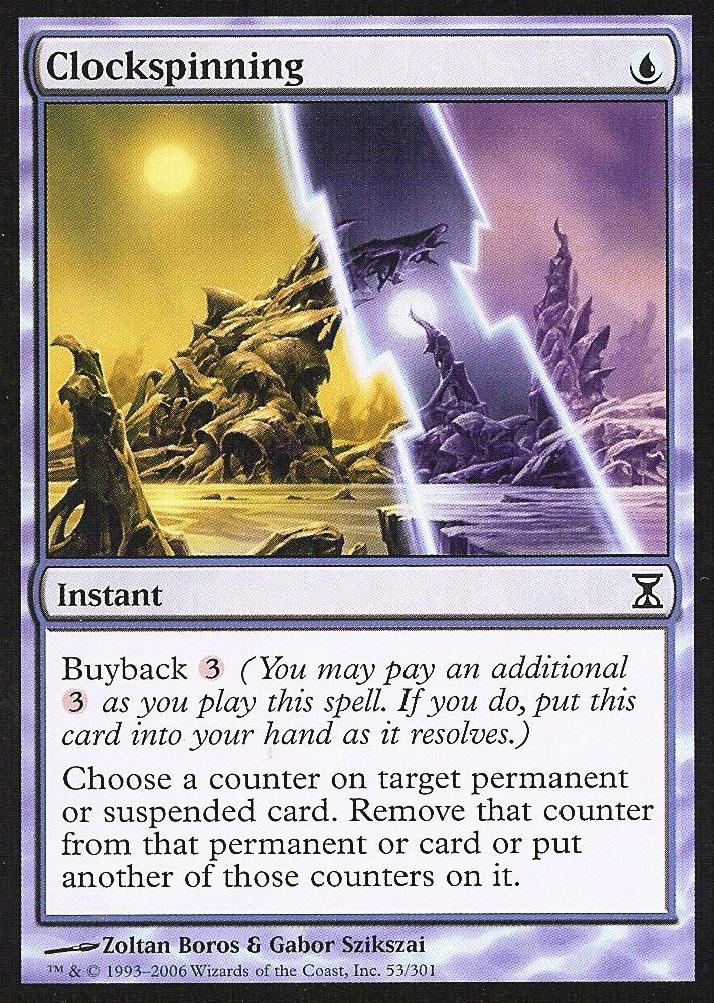 Clockspinning (Time Spiral) Near Mint