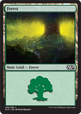 Forest (268) (Magic 2015 Core Set) Light Play