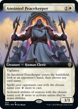 Anointed Peacekeeper (Extended Art) (Dominaria United) Near Mint