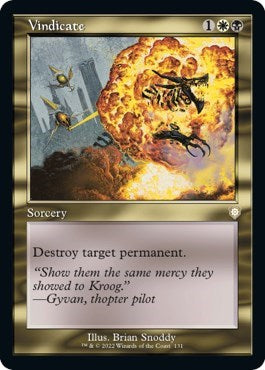 Vindicate (Commander: The Brothers' War) Near Mint
