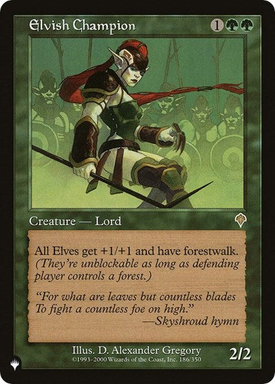 Elvish Champion (The List) Near Mint