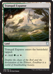 Tranquil Expanse (Commander 2018) Light Play
