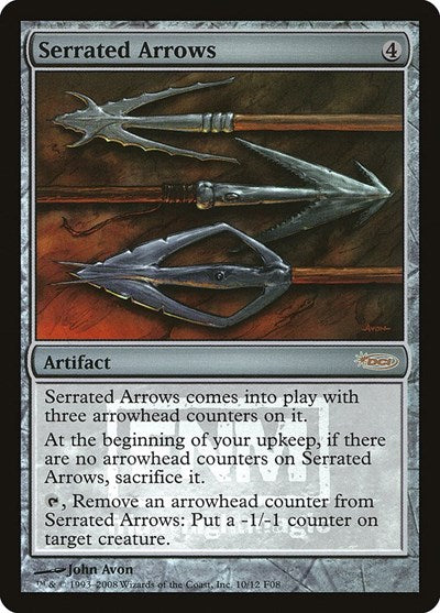 Serrated Arrows (Promos: FNM) Light Play Foil