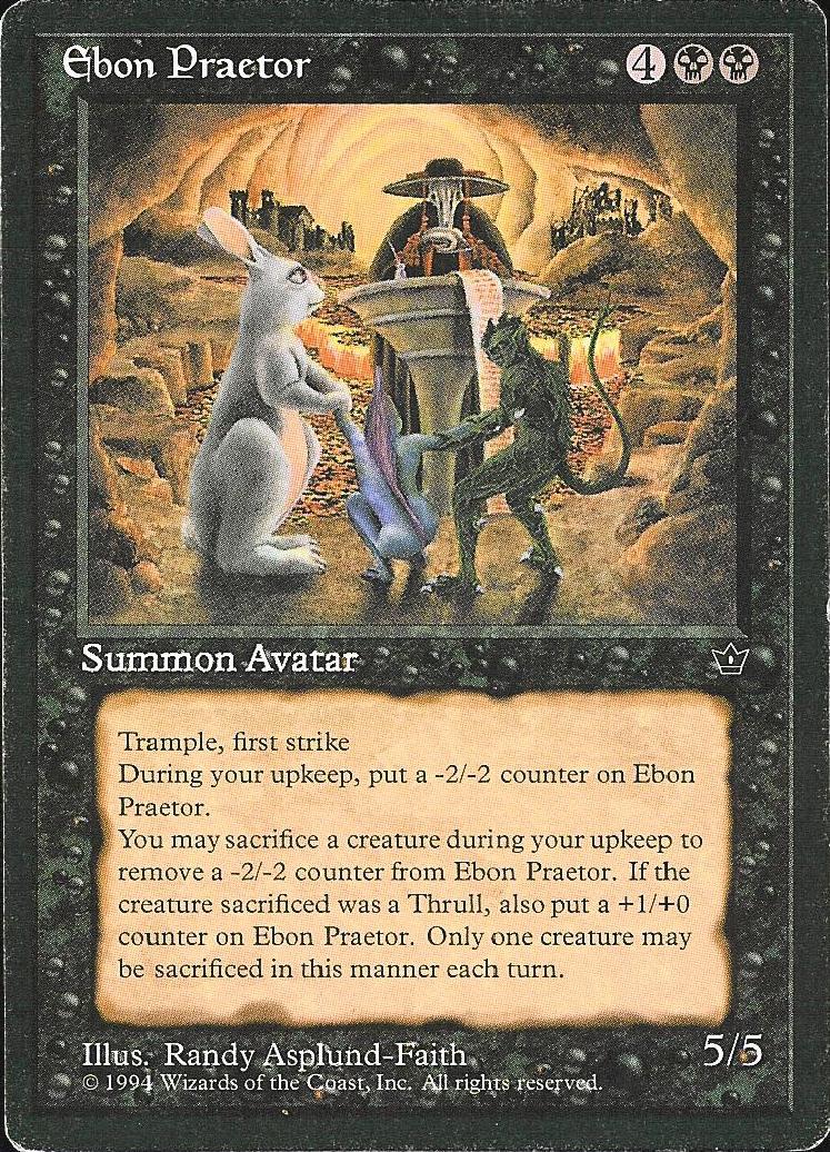 Ebon Praetor (Fallen Empires) Medium Play