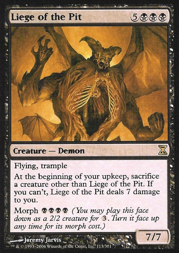 Liege of the Pit (Time Spiral) Medium Play