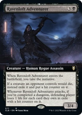 Ravenloft Adventurer (Extended Art) (Commander Legends: Battle for Baldur's Gate) Light Play