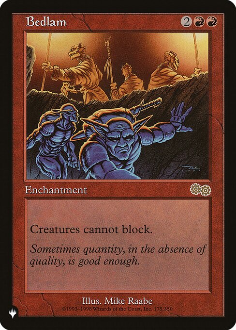 Bedlam (The List) Near Mint