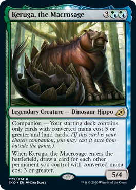 Keruga, the Macrosage (Ikoria: Lair of Behemoths) Near Mint Foil