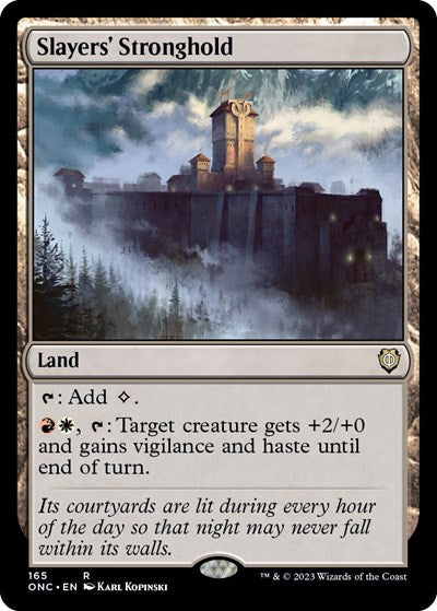 Slayers' Stronghold (Commander: Phyrexia: All Will Be One) Near Mint