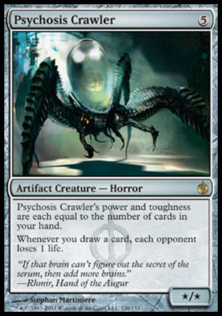 Psychosis Crawler (Mirrodin Besieged) Medium Play Foil