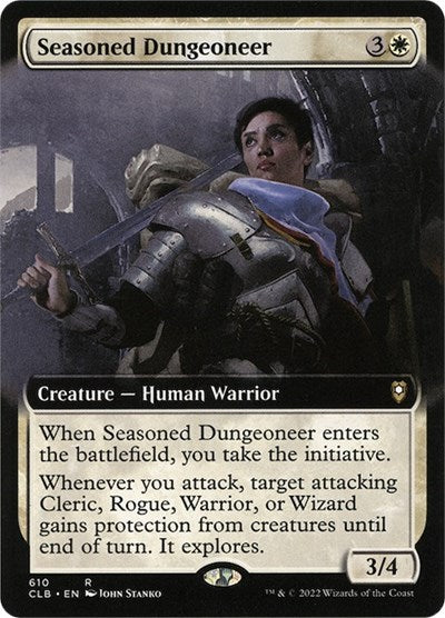 Seasoned Dungeoneer (Extended Art) (Commander Legends: Battle for Baldur's Gate) Near Mint